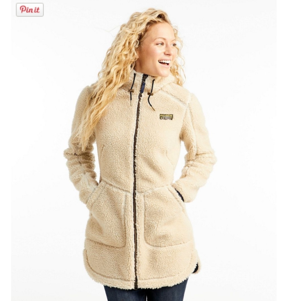 L.L. BEAN Women’s Mountain Pile Fleece Coat